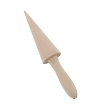 Holz-Eiswaffel-Form DIY Backwerkzeug, 23x4,5cm Naturholz