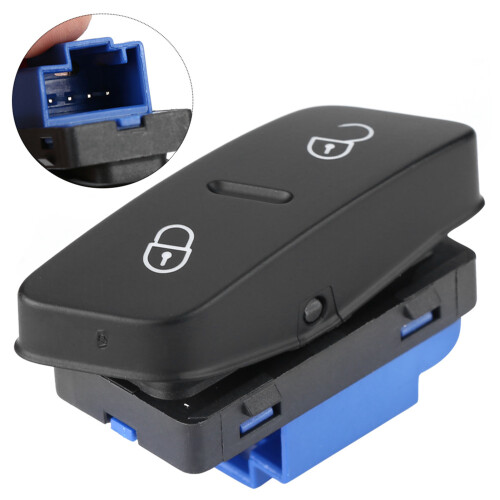 Door Lock Unlock Switch Control Button for SHARAN 1K0962125B Black