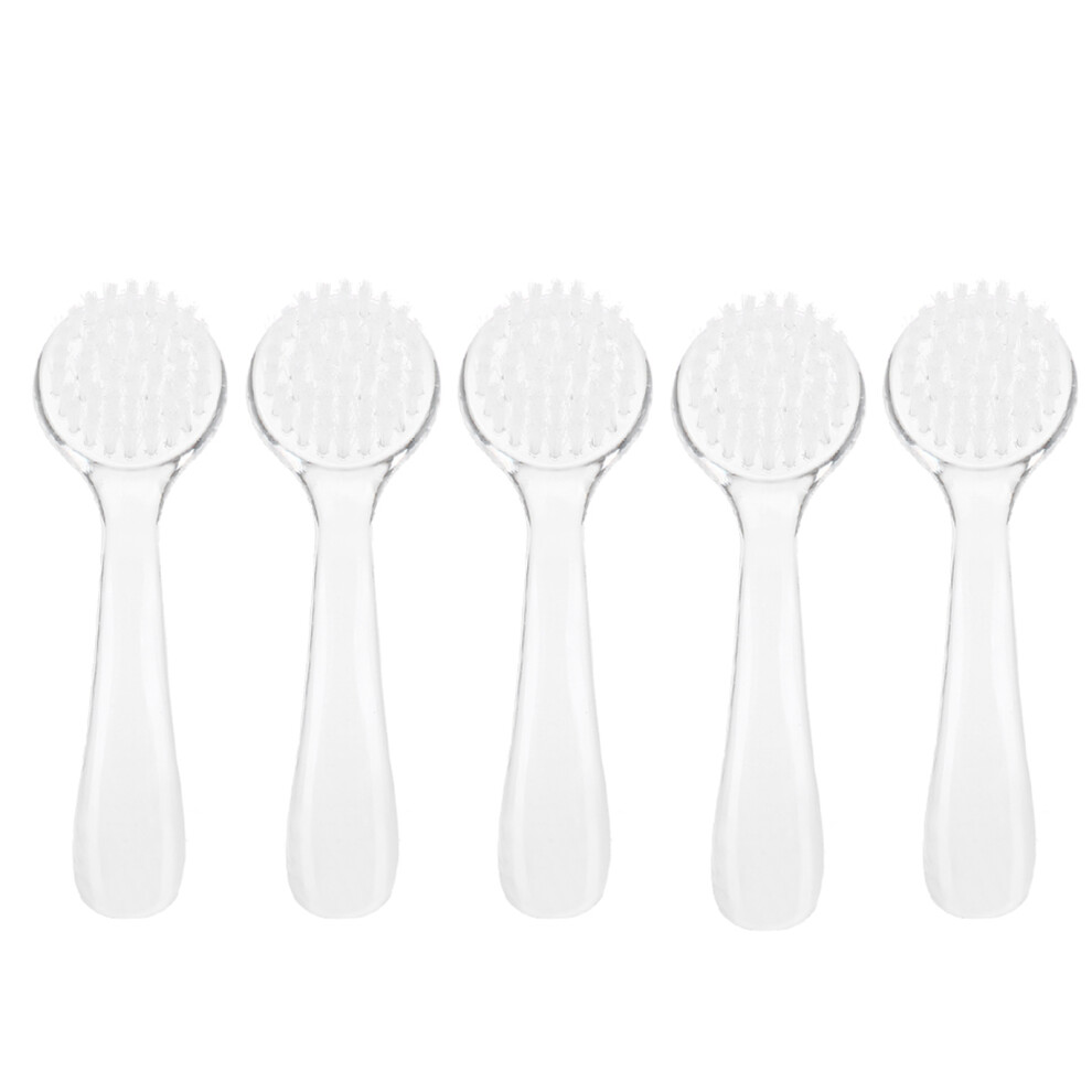 Manicure Dust Removal Brushes 5pcs Set - Soft and Skin-Friendly White