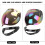 3-Snap Sun Visor Shield for Helmets - Retro Lens UV & Scratch Guard 3