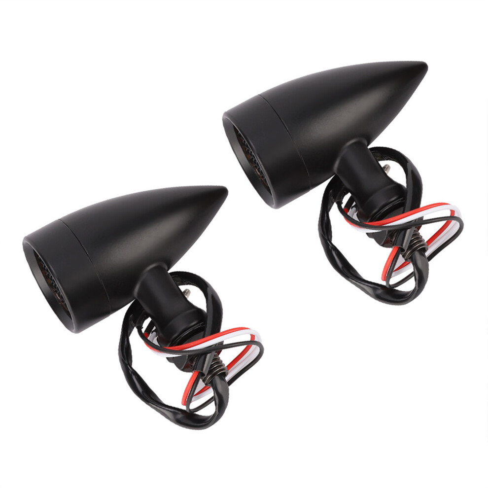 2Pcs Aluminum Bullet Turn Signal Indicators Waterproof Led For Motorcycles Light 4631363219349