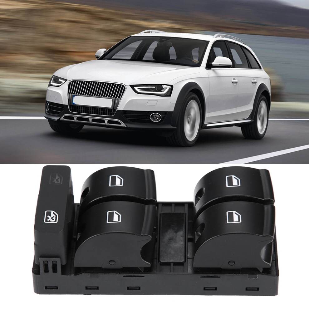 Window Control Switch Button For Audi A4 B6 B7 Replacement Part Easy To Use 3271363222782