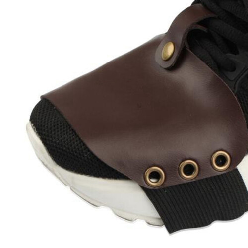 Brauner PU-Motorrad-Schalthebel-Schuhprotektor 2