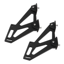 Universell einsetzbare Aluminium-Halterungen für Heckflügel Schwarz 6.2in