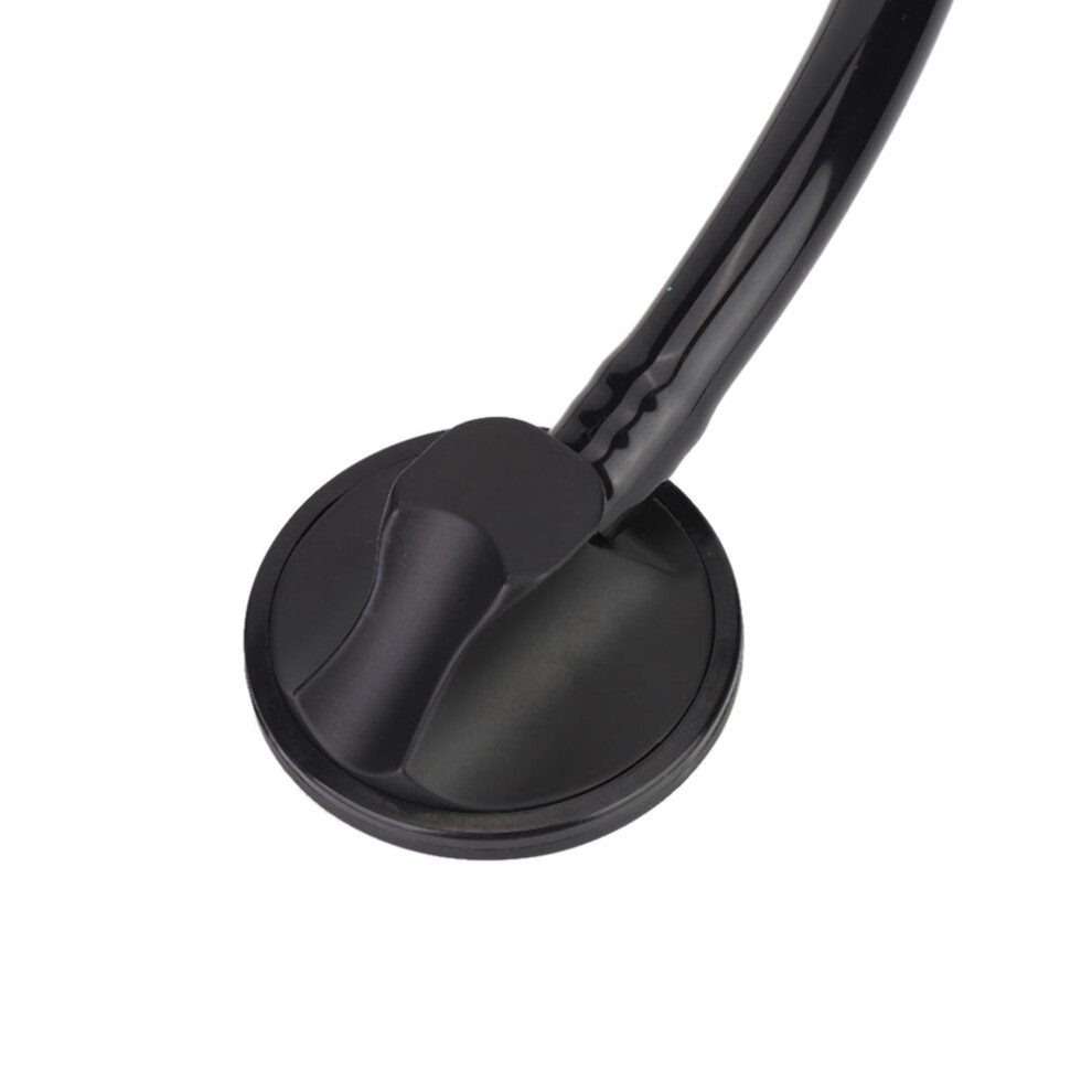 Black Professional Zinc Alloy Cardiology Stethoscope,