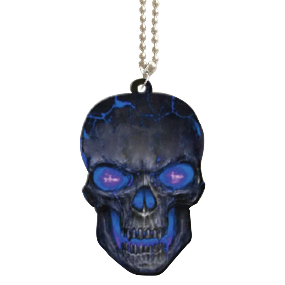 Car Hanging Ornaments Skull Acrylic Rear View Mirror Ornament Interior Decor Gift 9105992278480
