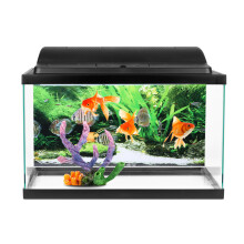 PVC Seabed Fish Water Plants Aquarium Background Sticker 61x30cm