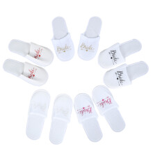 5 Paar Brautslipper 27x10,5 cm mehrfarbig