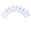 5 Paar Brautslipper 27x10,5 cm mehrfarbig 2