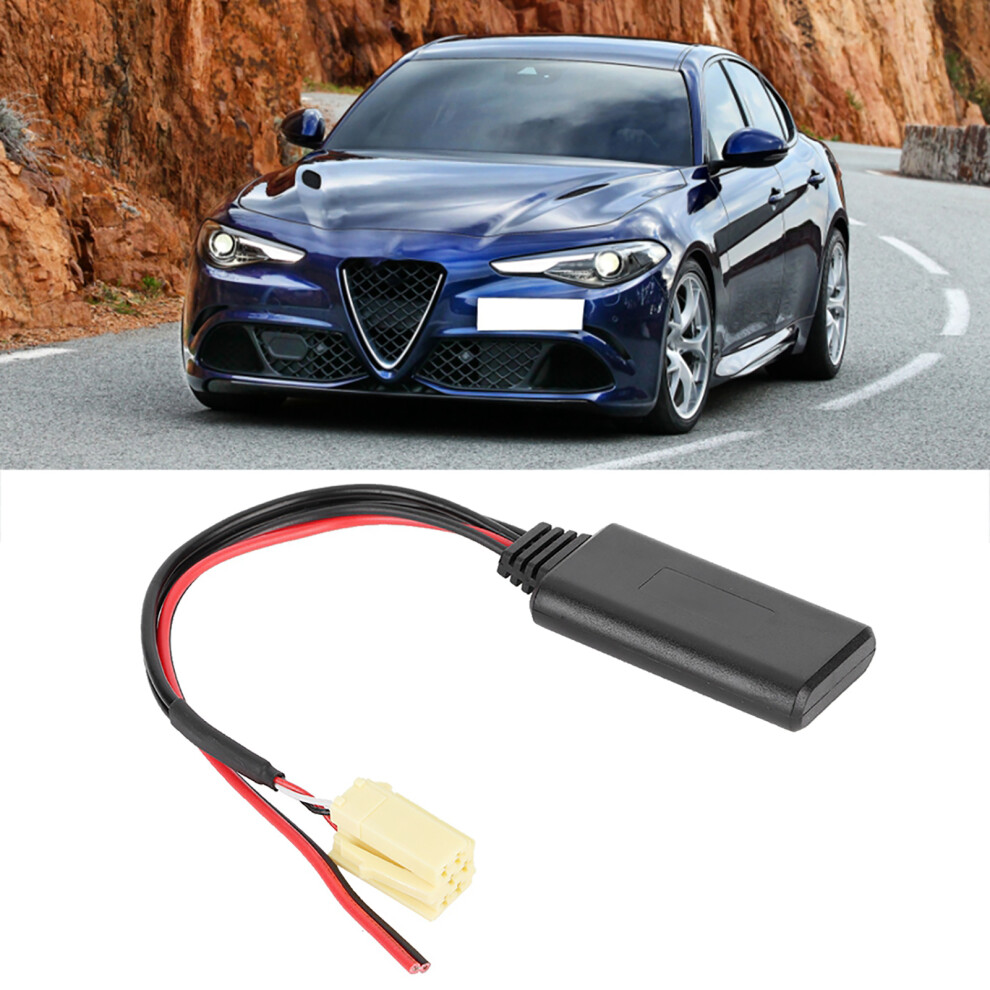 Bluetooth Aux Adapter For Alfa Romeo 159 2007- Wintermute Black 6921363228389