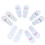5 Paar Brautslipper 27x10,5 cm mehrfarbig 3