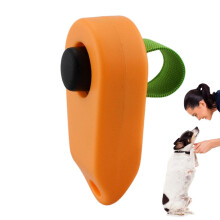 Training Clicker Lightweight Plastic Dog Clicker For Training Cats Puppies Birds Horses Behavioral Training Orange