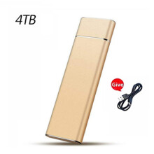 (Golden 4 To) Disque dur SSD externe portable rapide de 2 To, 4 To et 16 To avec interface USB 3.1 pour