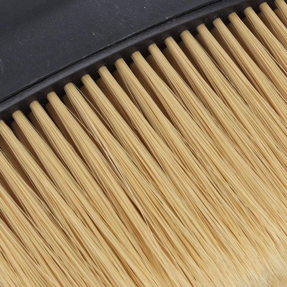 Unisex Salon Wooden Neck Face Duster Brush Hair Cleaning & Haircut Sweeper Tool