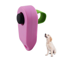 Pet Clicker Training Tool For Dogs, Cats And Puppies Pink Training Clicker, Behavior Reinforcer