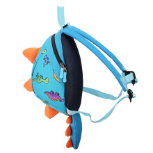 Kleinkind-Dinosaurier-Rucksack für Jungen und Mädchen, Cartoon-Design, Vorschul-Rucksack Blau