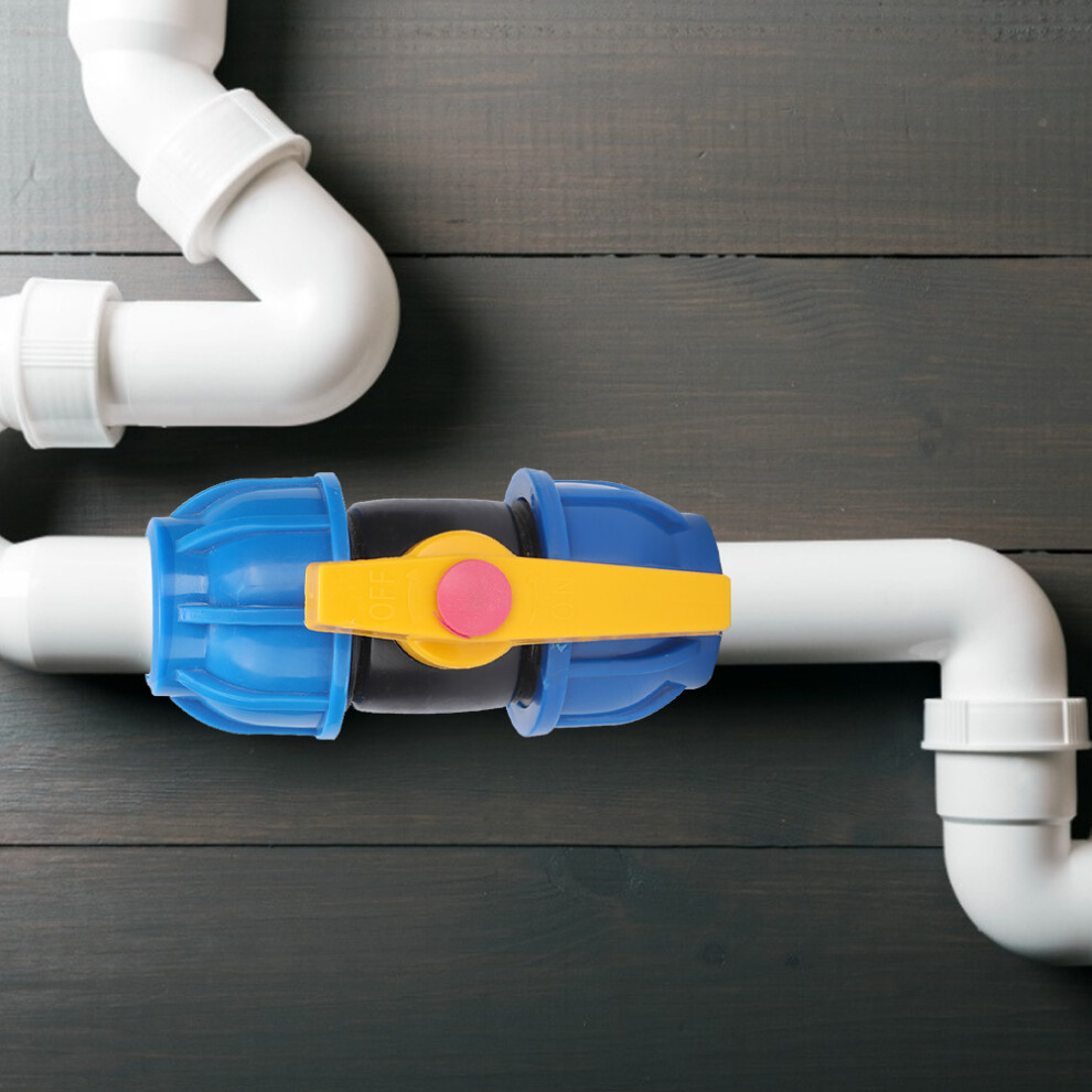 High Quality Pe Water Pipe Fittings 32Mm Valve Adapter With Quick Ball Valve 8421363230873