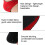 Heel Socks Modell, 3er-Pack, Eine Größe, Schwarz 1