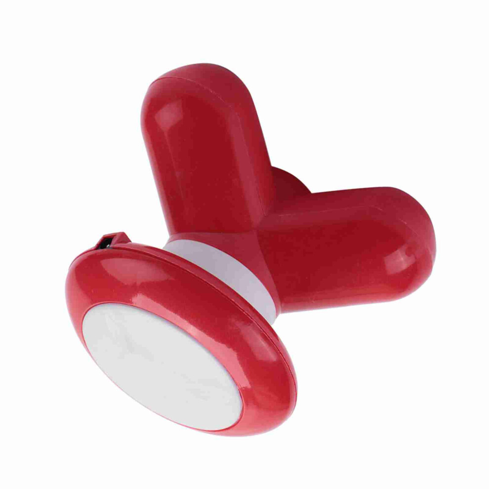 USB Mini Handheld Vibrating Massager for Full Body Relief (Red)