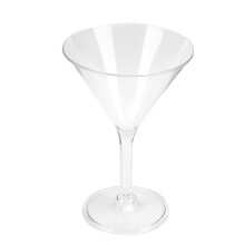 Engangskopper, krystalllignende gjenbrukbare martiniglass, BPA-fritt design, stables for enkel oppbevaring, lang levetid (gjennomsiktig PC)