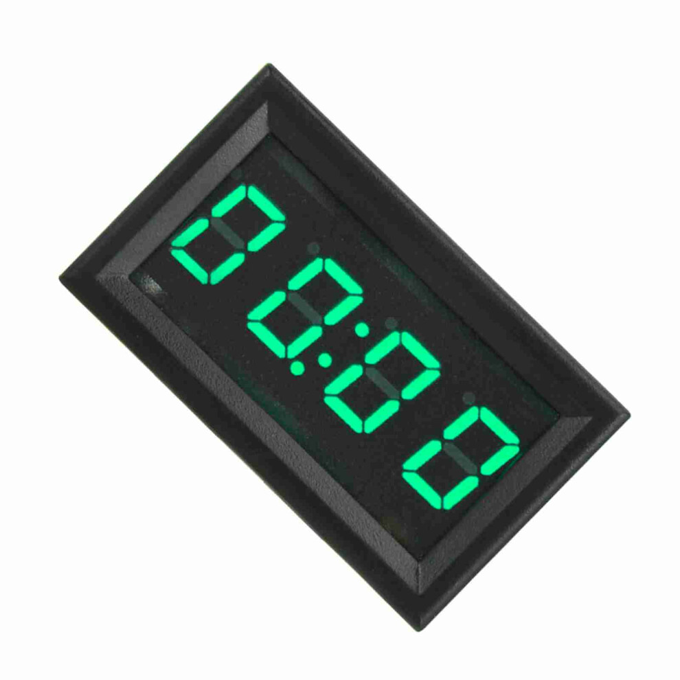 Digital Car Clock Led Luminous Display Bright Compact Quality Material Green 8311363232178