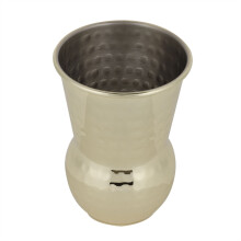 Lättskött kopparmugg reptålig polerad finish handgjord textur unik tumbler för cocktails öl ayurvedisk hälsa och elegant dryckesupplevelse