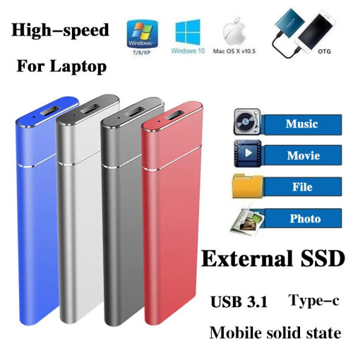(Κόκκινο, 30 TB) Γρήγορος, φορητός εξωτερικός σκληρός δίσ 2