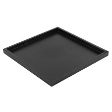 Diseño resistente a derrames y uso multifuncional, bandeja decorativa para servir, construcción de madera duradera, presentación elegante en