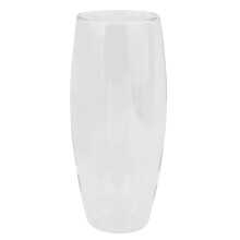 Hitzebeständiges, doppelwandiges Trinkglas von Sparkx Glass, dekoratives Blumenkranz-Design, elegante Trinkgläser für jede Jahreszeit,