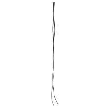 2 Stück schwarze PU-Leder-Lenkergriffe, 1-Zoll, Quaste