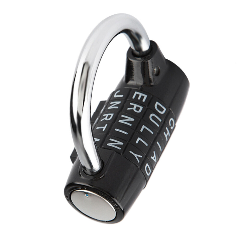 Premium 5 Dial Combination Lock For Suitcases And Gym Lockers Security 8131363232554