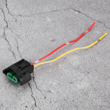2pcs Car Motorcycle Wiring Cable Connector for H8 H11 Female Socket Base