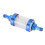 Universal 8mm Aluminiumlegierung Ölfilter blaues Auto 9