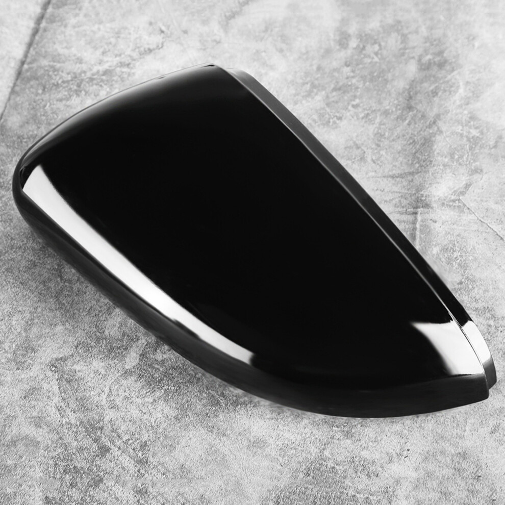 Car Rearview Mirror Shell Cover Left In Gloss For Car Accessories Black 8741363237260
