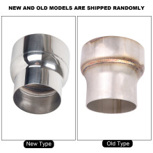 3inch to 4inch Stainless Steel Exhaust Reducer Pipe, Mirror Finish