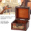 Mini Vintage Holz-Schmuckbox Karte 1 Box 4
