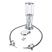 Distributeur de boissons alcoolisées en forme de pompe à essence, avec bouchon hermétique pour une préservation optimale des saveurs, pour une