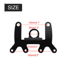 Durable 75mm Motorcycle Odometer Tachometer Speedometer Mount Stand