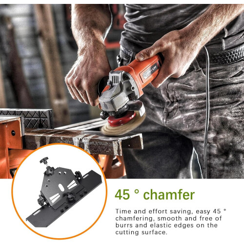 Tile Beveling Tool, Ceramic Tile Chamfering Tool, 45Degree Bevel Tool For Angle Grinder, Angle Grinder Beveling Holder 2
