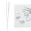 Edelstahl DIY Schmuckpinzette NoLock Silber 13