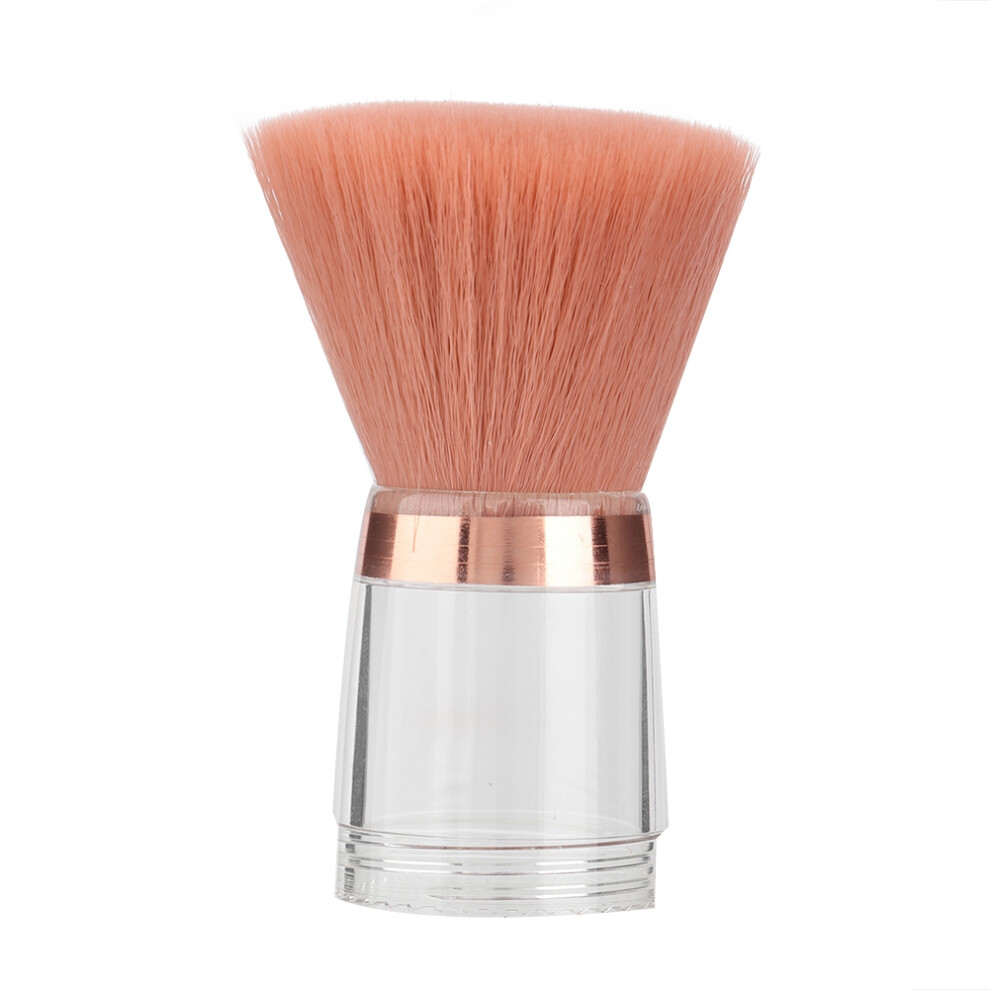 3 in 1 Makeup Brush Set with Powder Puff, Lip & Eye Brush, 6.4in