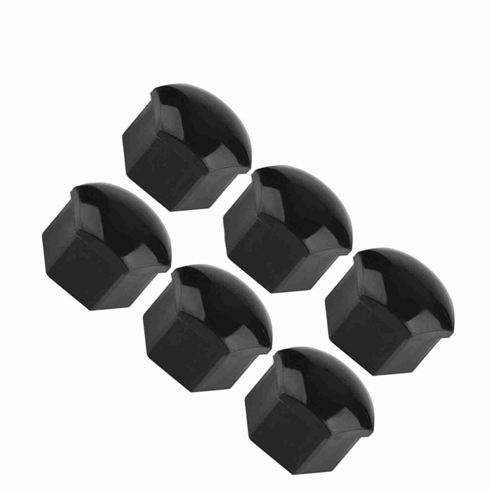 Wheel Nut Cover 17Mm Auto Hub Screw Anti Theft Protection 20Pcs Black 4051363242565