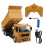 Durable RC Dump Truck 1:24 Scale with Remote Control and LED Lights 2
