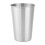 500ml Edelstahlbecher silbern 6cm Boden 2