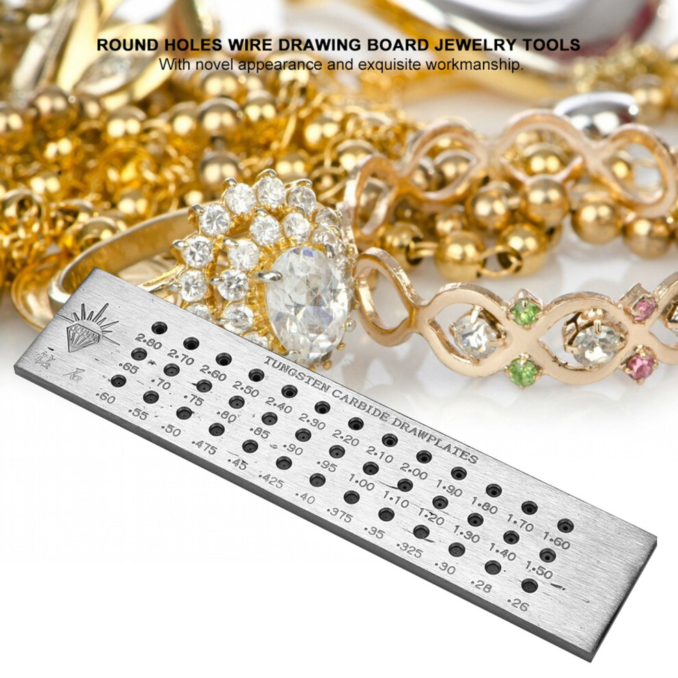 Durable 0.26-2.8mm Glossy Metal Drawplate for Jewelry Making-image-OPC-PN5X9XP-NEW