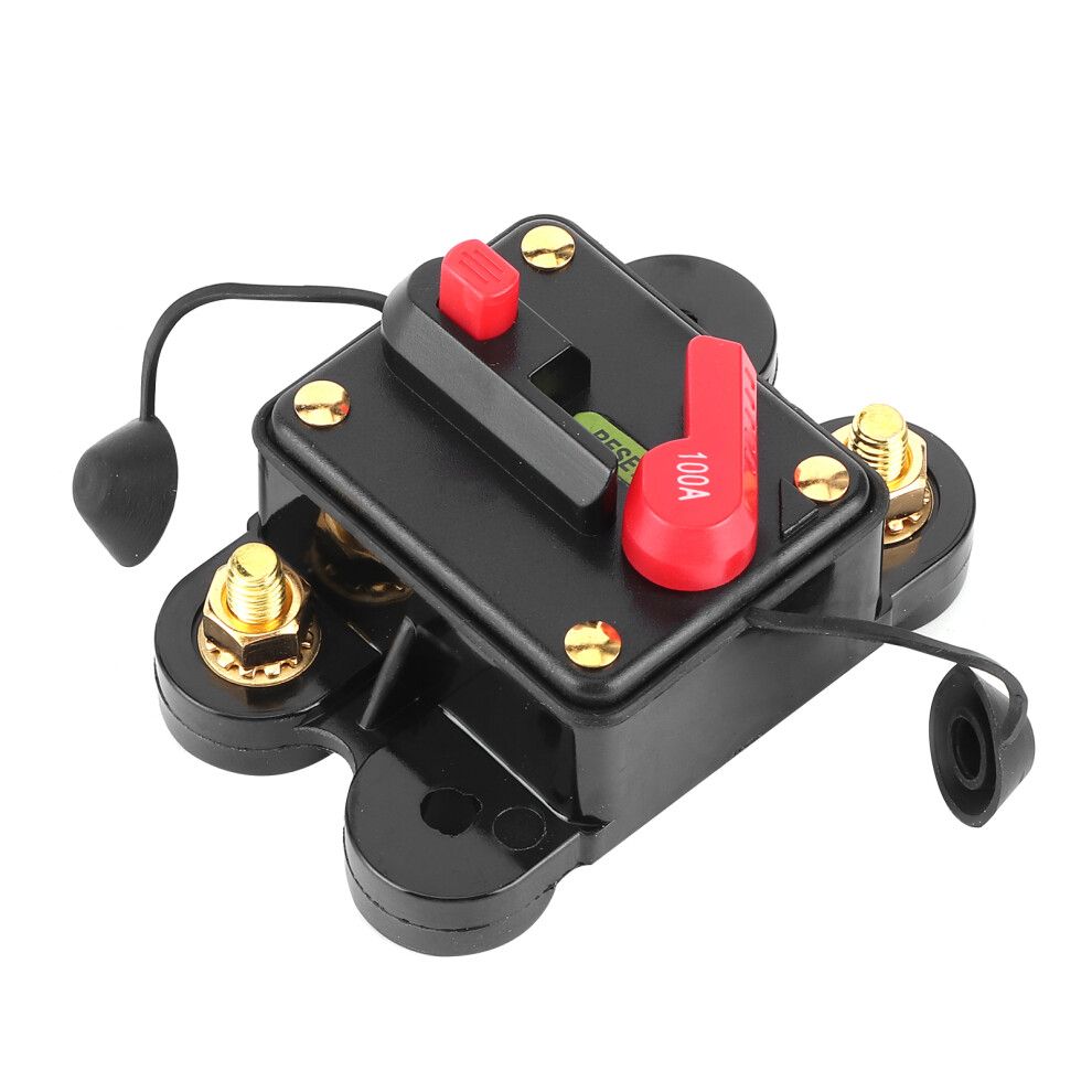 12V-24V Waterproof Auto Marine Circuit Breaker 100A With Manual Reset 4931363246452