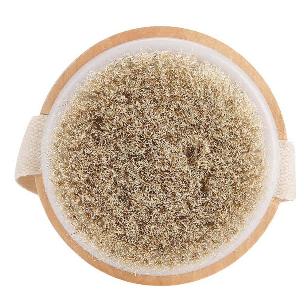 Soft Hair Bath & Body Brush Skin Cleansing Shower Brush with Massage Feature