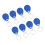 High-Quality 100 Pcs Blue RFID Keychains for Secure Access Control 16