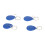 High-Quality 100 Pcs Blue RFID Keychains for Secure Access Control 6