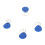 High-Quality 100 Pcs Blue RFID Keychains for Secure Access Control 4